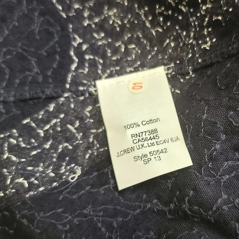 J. Crew Sequin Anchor Nautical Racerback Tank Top - Picture 13 of 14